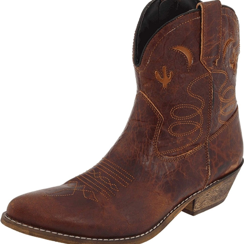 New Women's Dingo Cowboy boot (Adobe Rose)